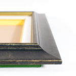 油彩額 黒＋シブ金 153 | 額縁の通販 アートフレーム