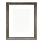 大型対応水彩額縁 重厚な黒銀色！ ブラックシルバーフレーム OS502