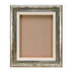 油彩オーダーフレーム 90mm広額縁 グレー系アンティークゴールド