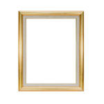 麻ライナー付き！ オーダー仮縁 ゴールド 幅50mm W56 | 額縁の